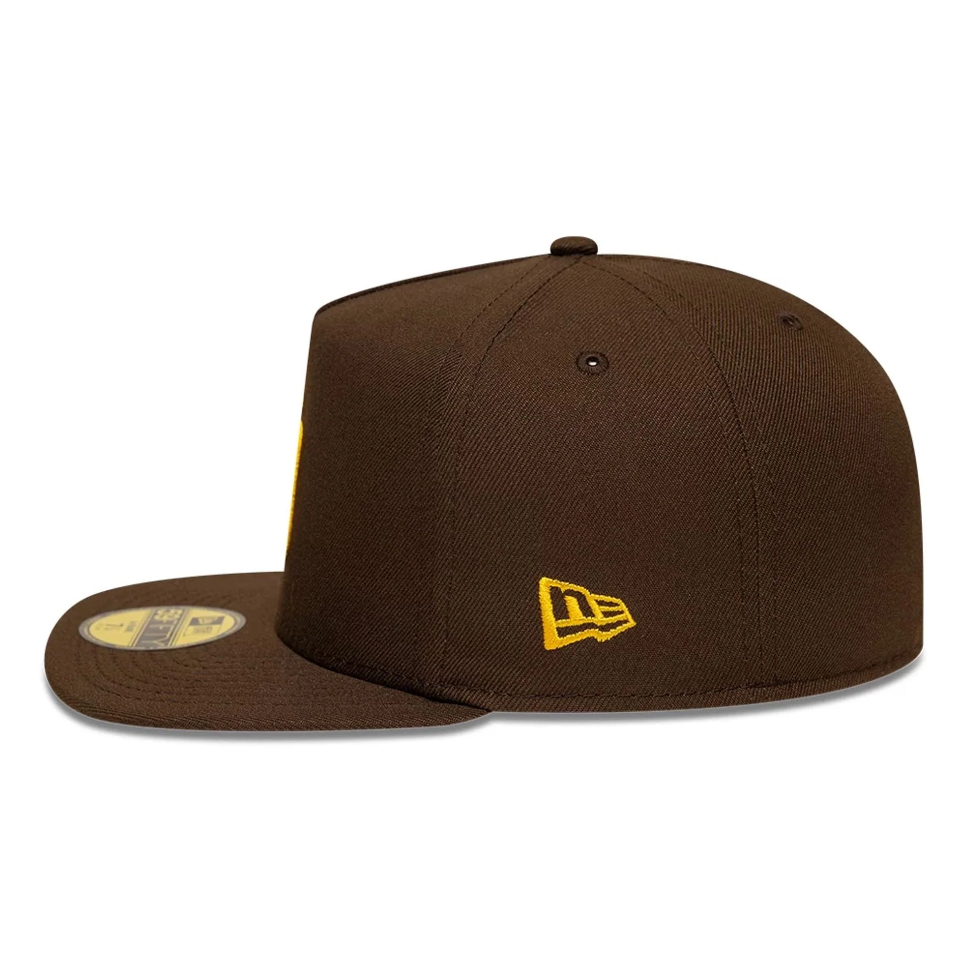 San Diego Padres MLB Dark Brown 59FIFTY A-Frame Fitted Cap - Image 6