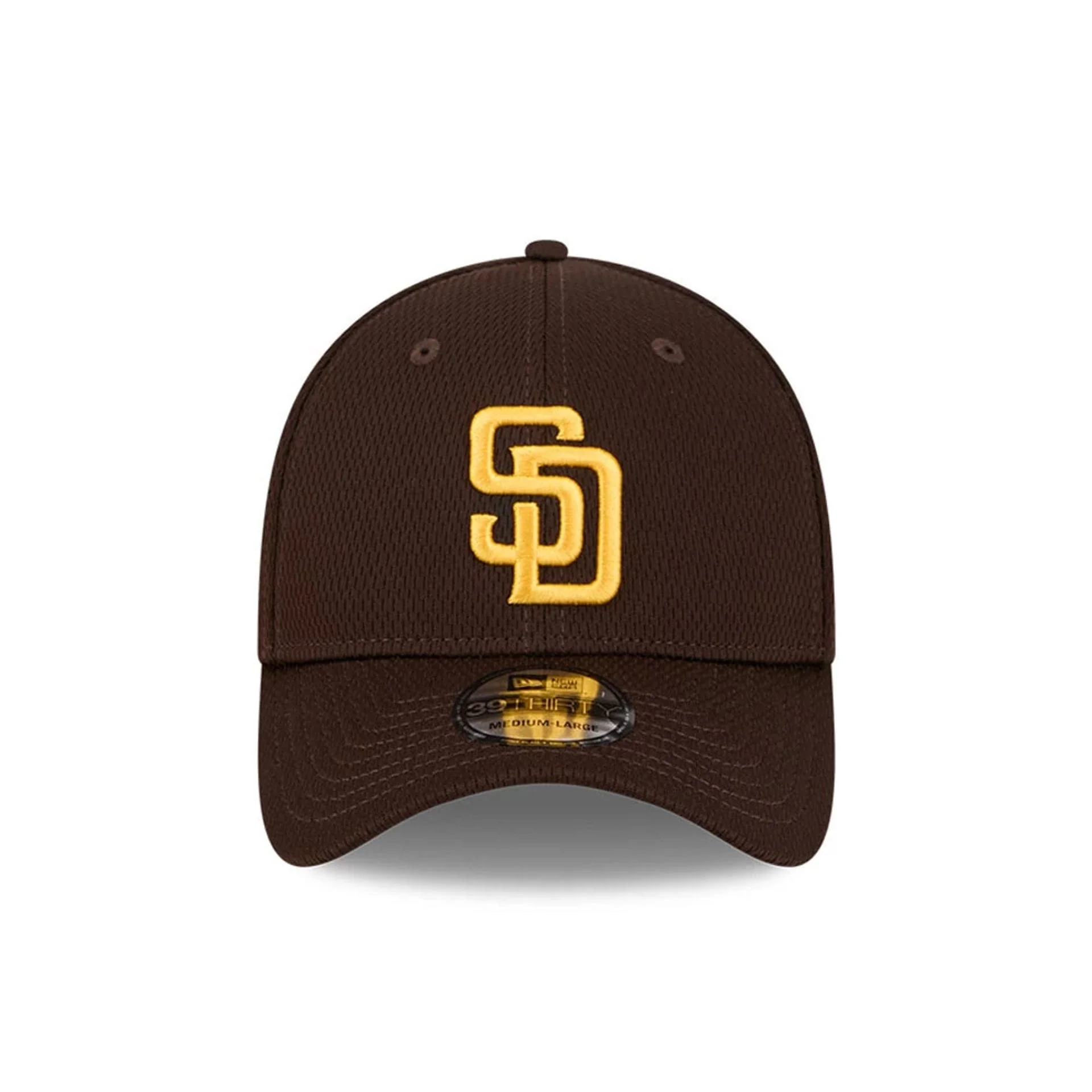 San Diego Padres MLB Evergreen Dark Brown 39THIRTY Stretch Fit Cap - Image 2