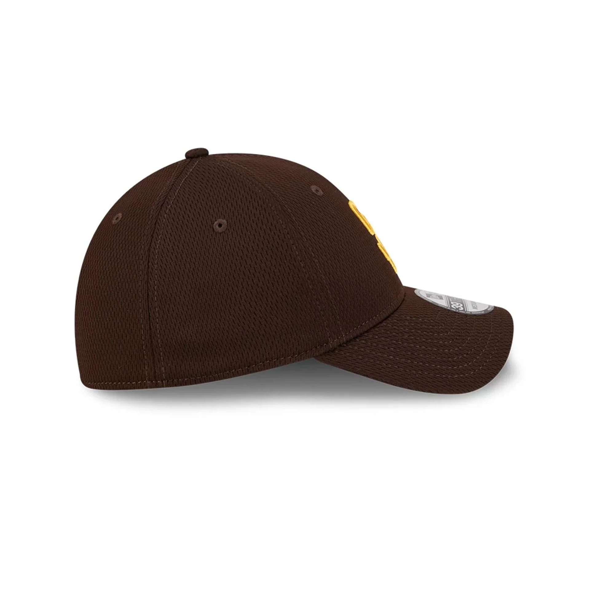 San Diego Padres MLB Evergreen Dark Brown 39THIRTY Stretch Fit Cap - Image 6