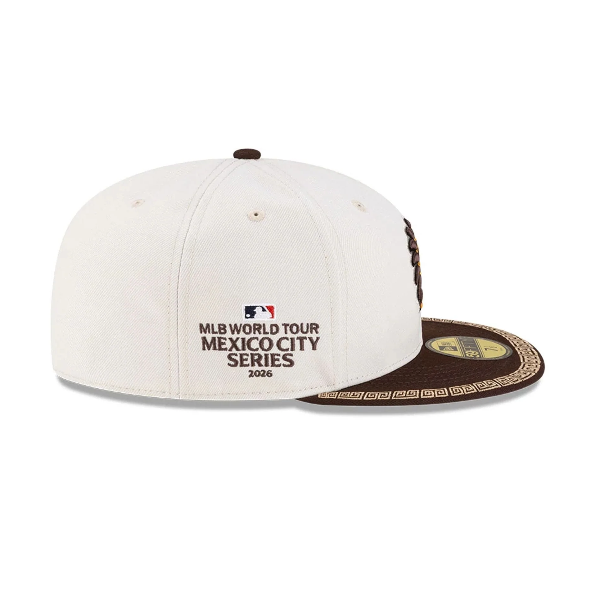 San Diego Padres MLB Mexico City Series 2026 Light Beige 59FIFTY Fitted Cap - Image 6