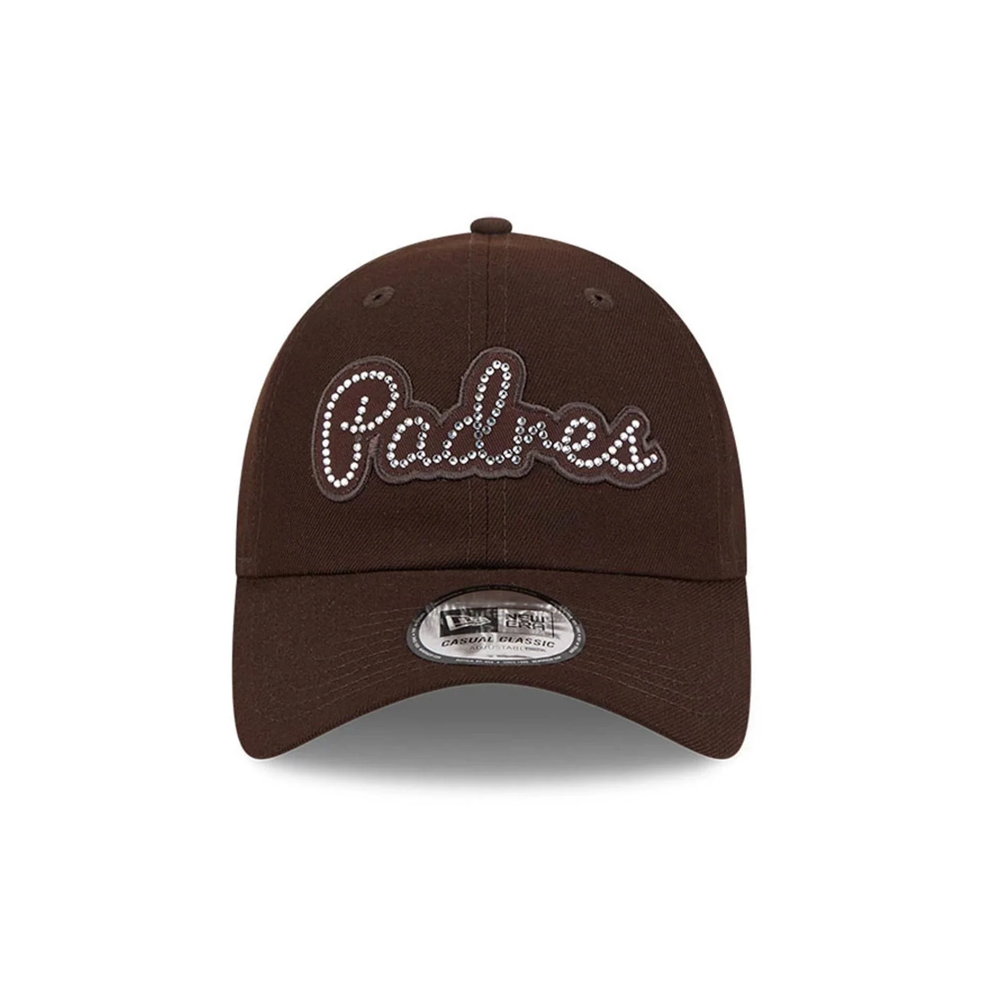 San Diego Padres MLB Rhinestone Dark Brown Casual Classic Adjustable Cap - Image 3