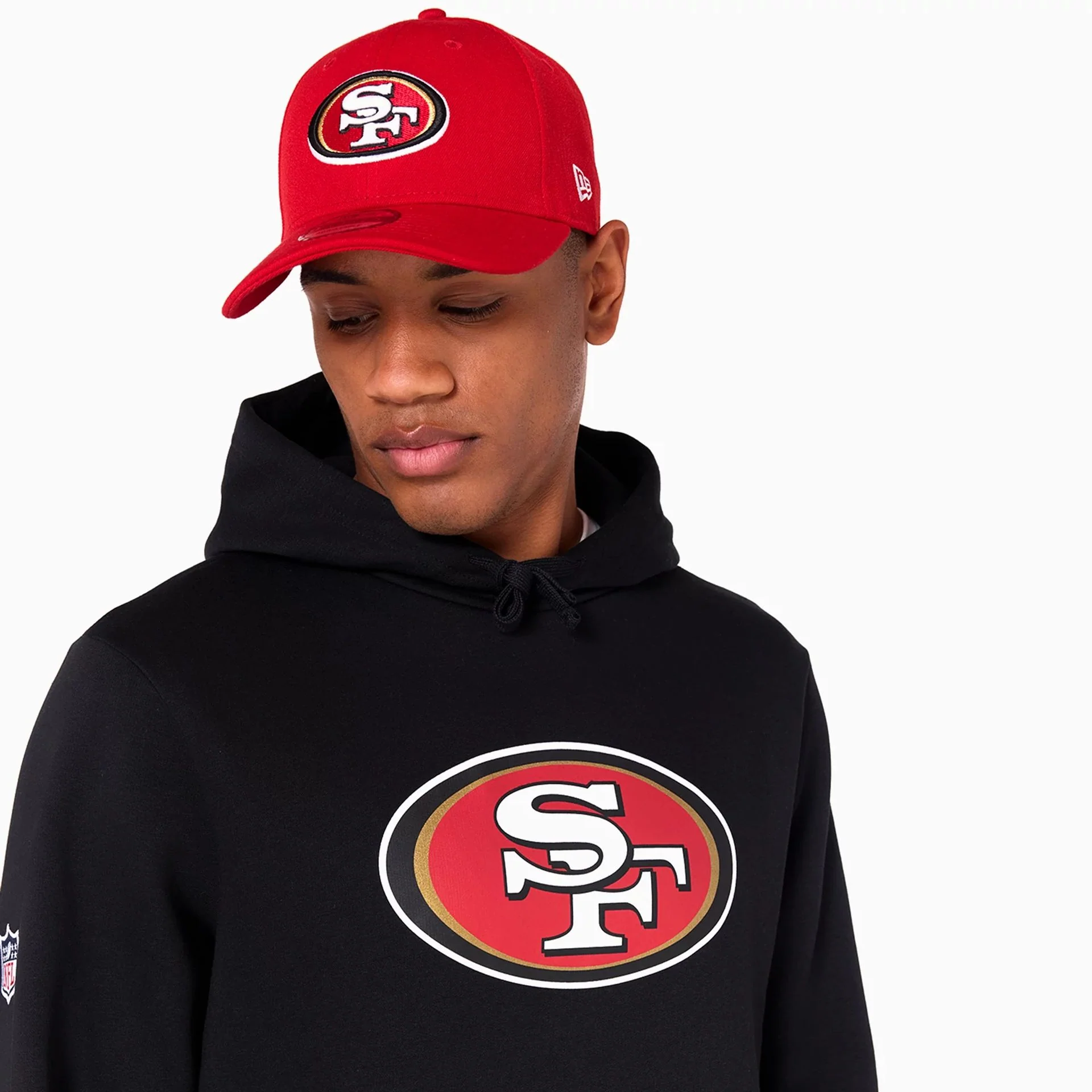 San Francisco 49ers NFL Black Pullover Hoodie - Image 3