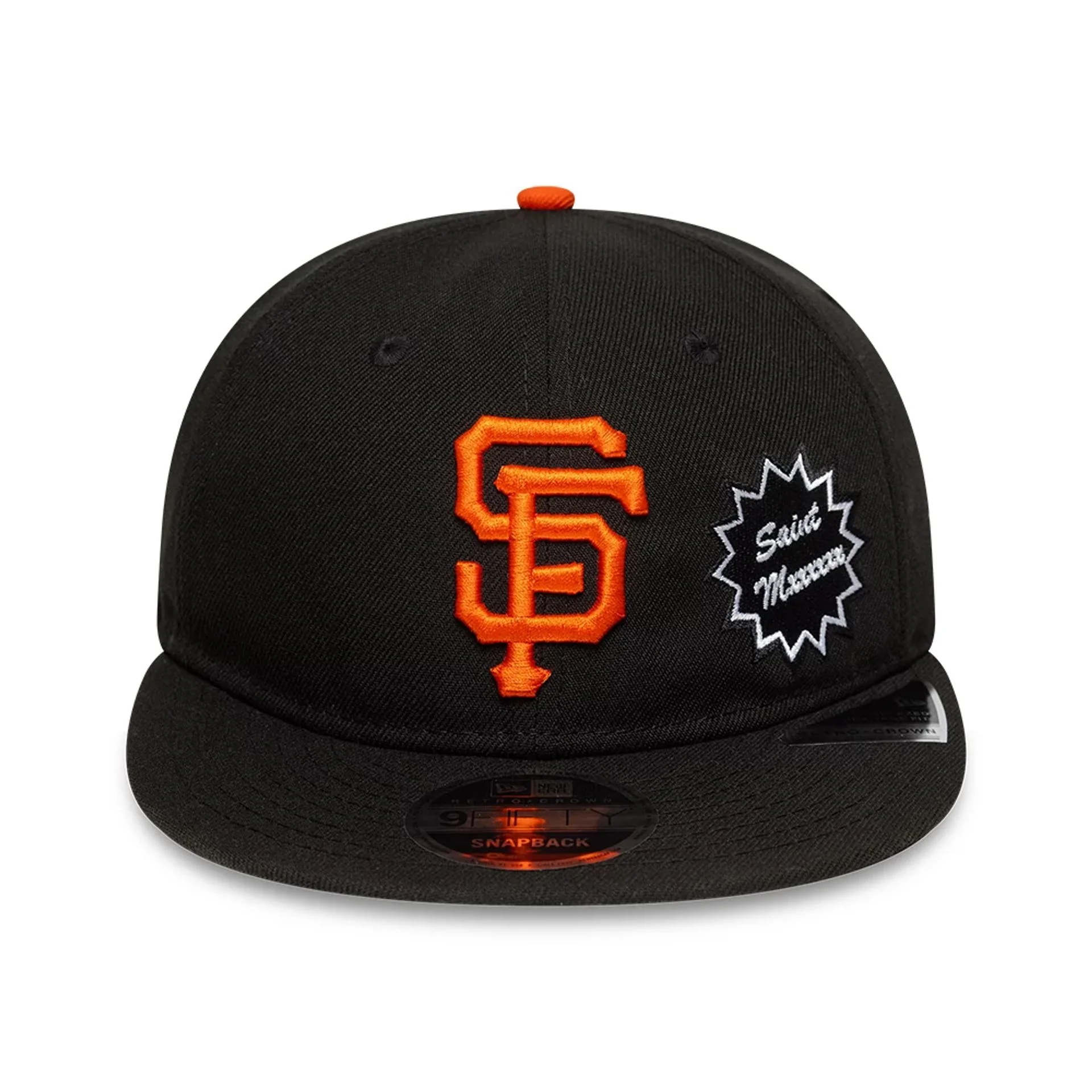 San Francisco Giants MLB X Saint Mxxxxxx Black Retro Crown 9FIFTY Snapback Adjustable Cap - Image 2
