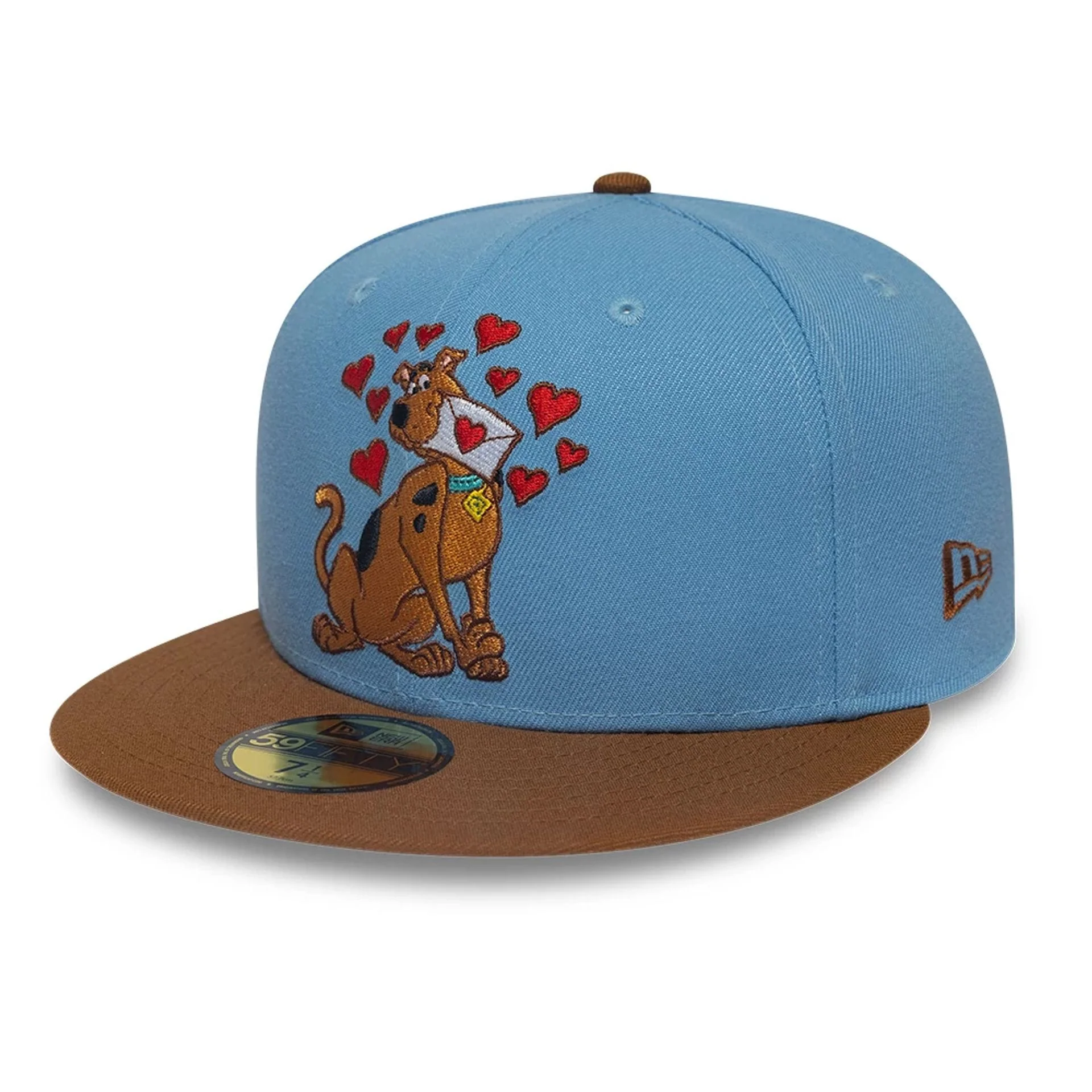 Scooby Doo Heart Pastel Blue 59FIFTY Fitted Cap - Image 4