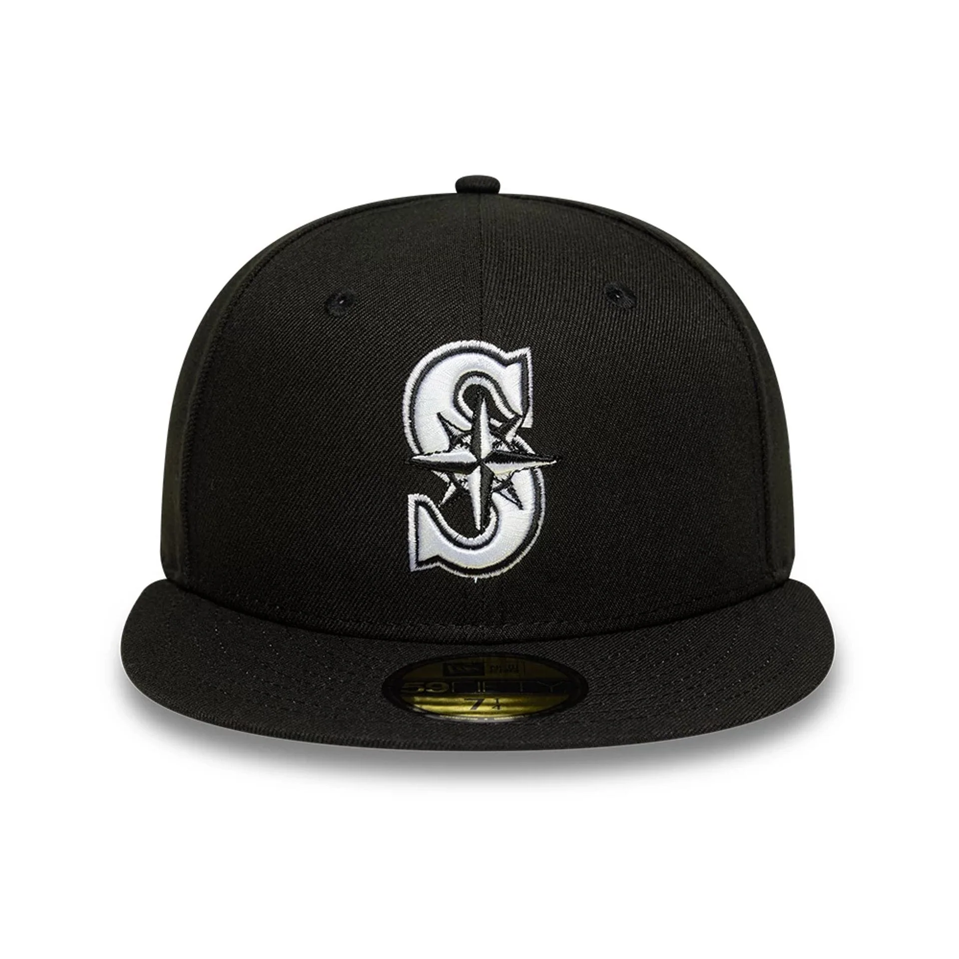 Seattle Mariners MLB Black 59FIFTY Fitted Cap - Image 3