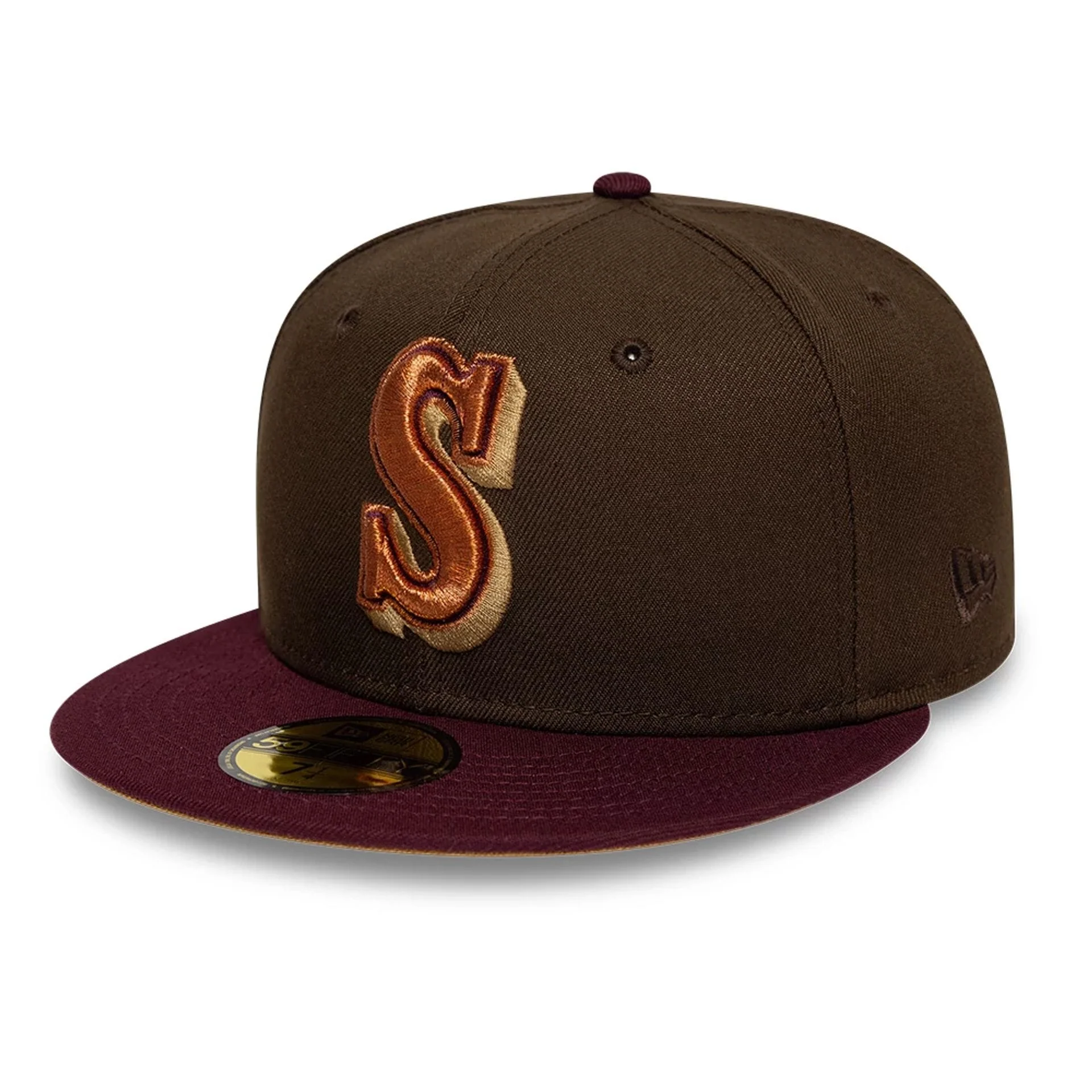 Seattle Mariners MLB Cooperstown Dark Brown 59FIFTY Fitted Cap - Image 4