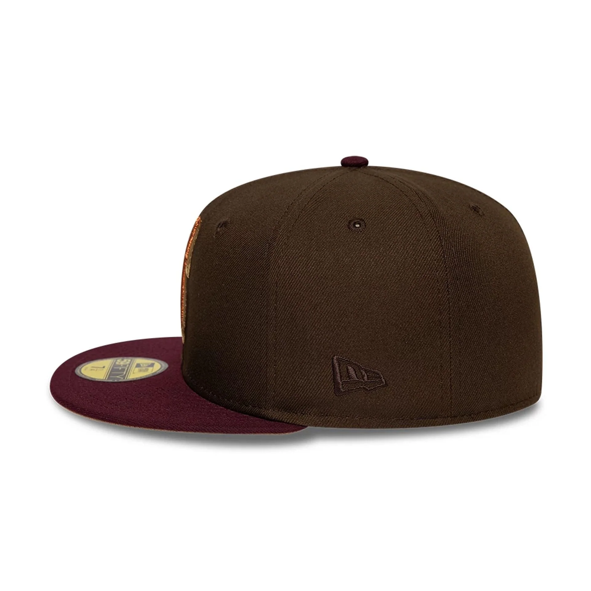 Seattle Mariners MLB Cooperstown Dark Brown 59FIFTY Fitted Cap - Image 7