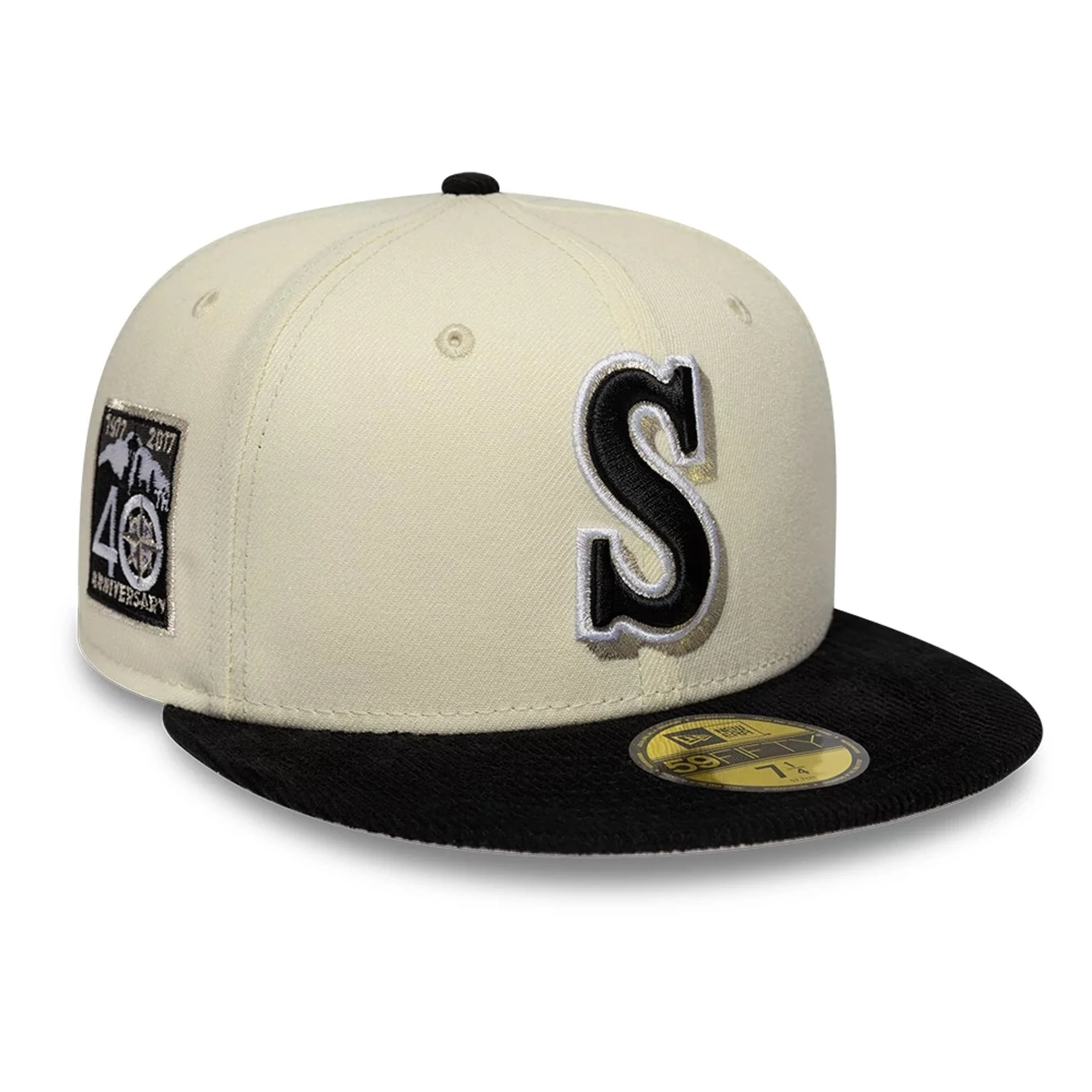 Seattle Mariners MLB Cooperstown White 59FIFTY Fitted Cap