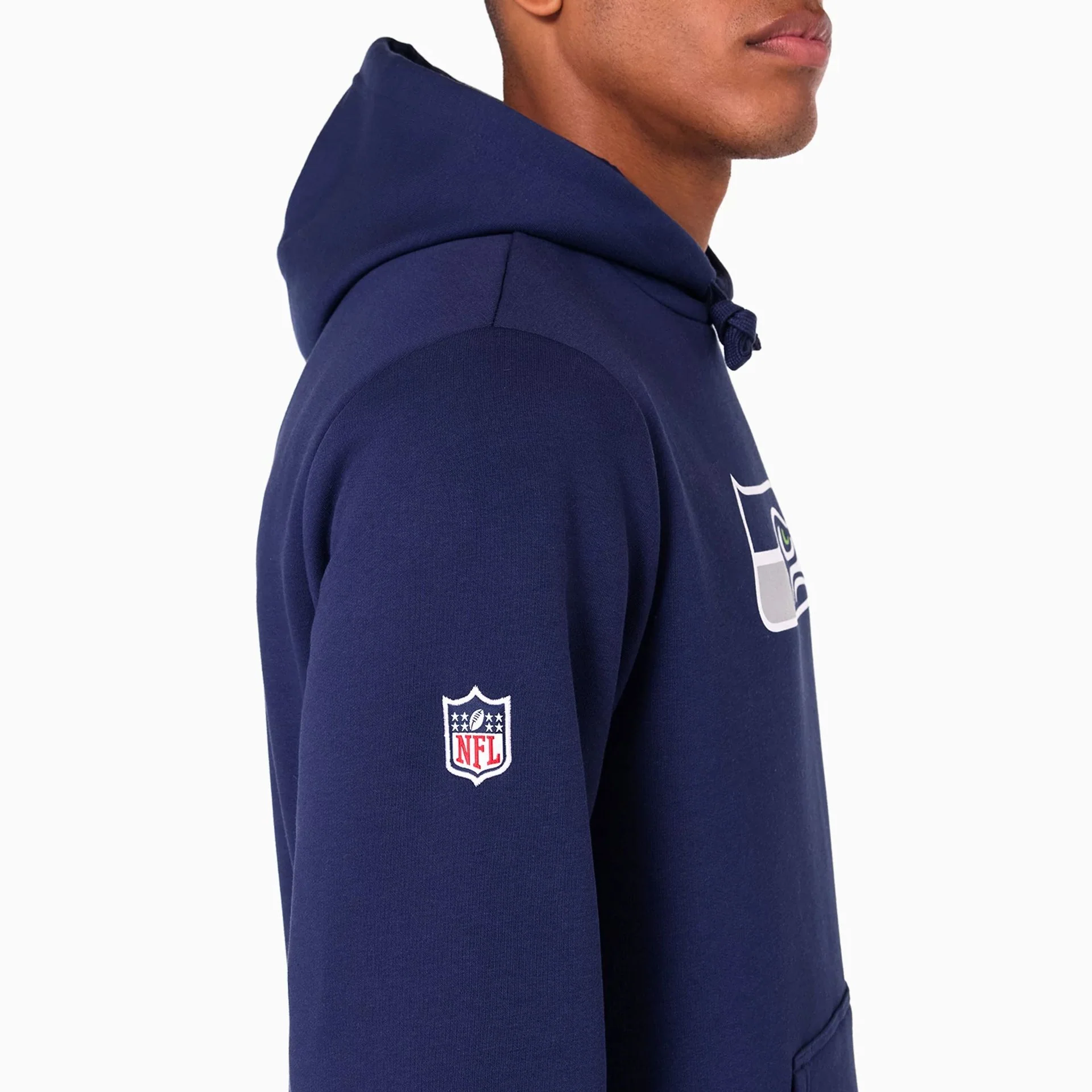 Seattle Seahawks NFL Navy Pullover Hoodie - Image 6