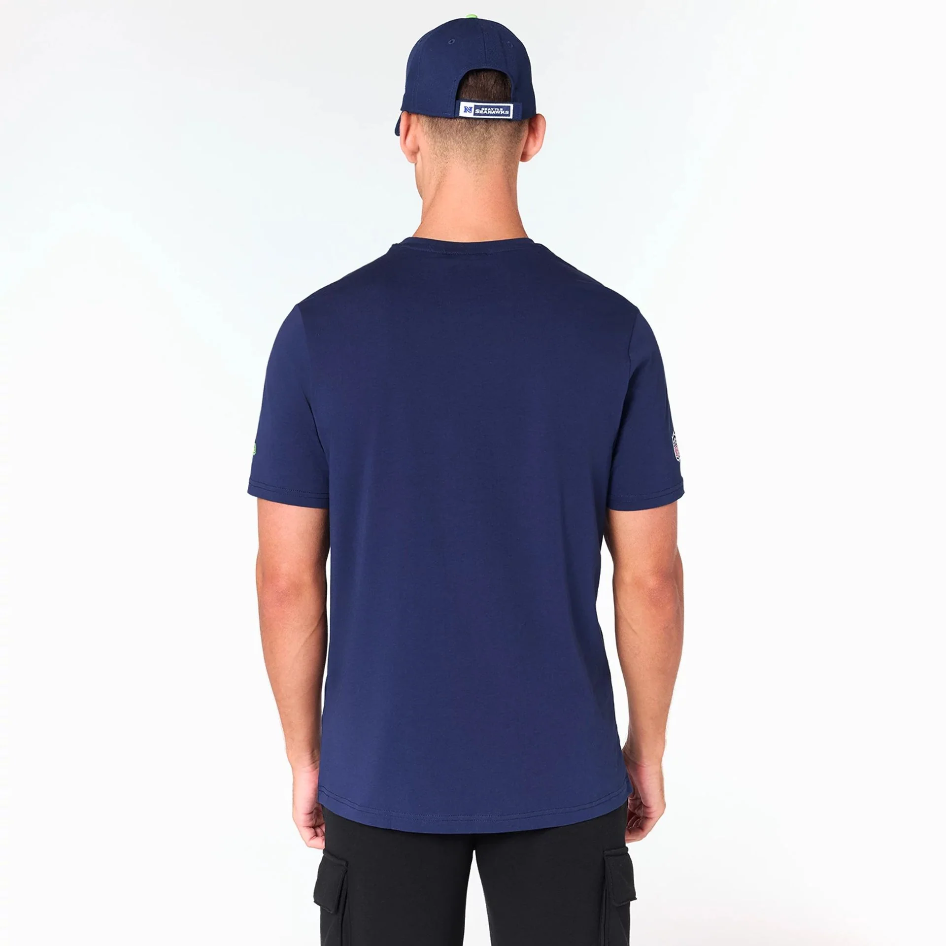 Seattle Seahawks NFL Navy T-Shirt - Image 7