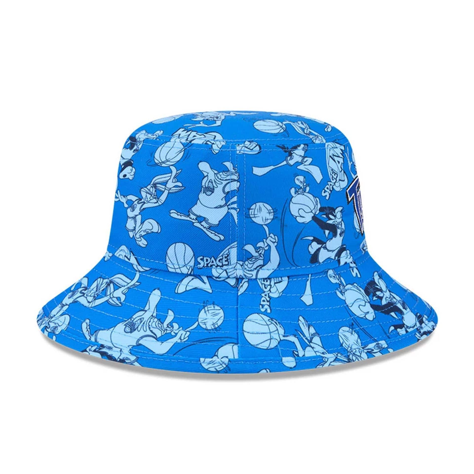 Space Jam All Over Print Blue Bucket Hat - Image 6