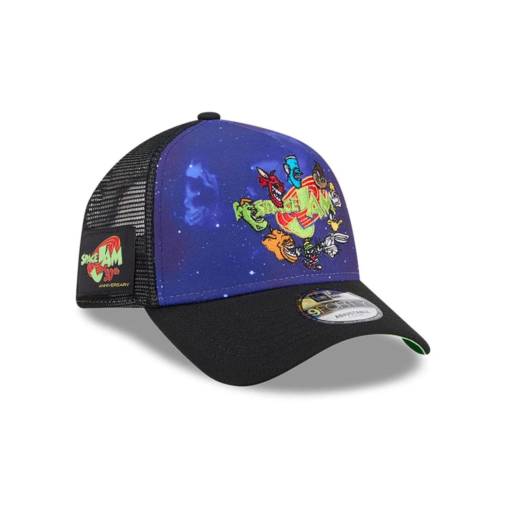 Space Jam Rivalry Black 9FORTY A-Frame Trucker Adjustable Cap