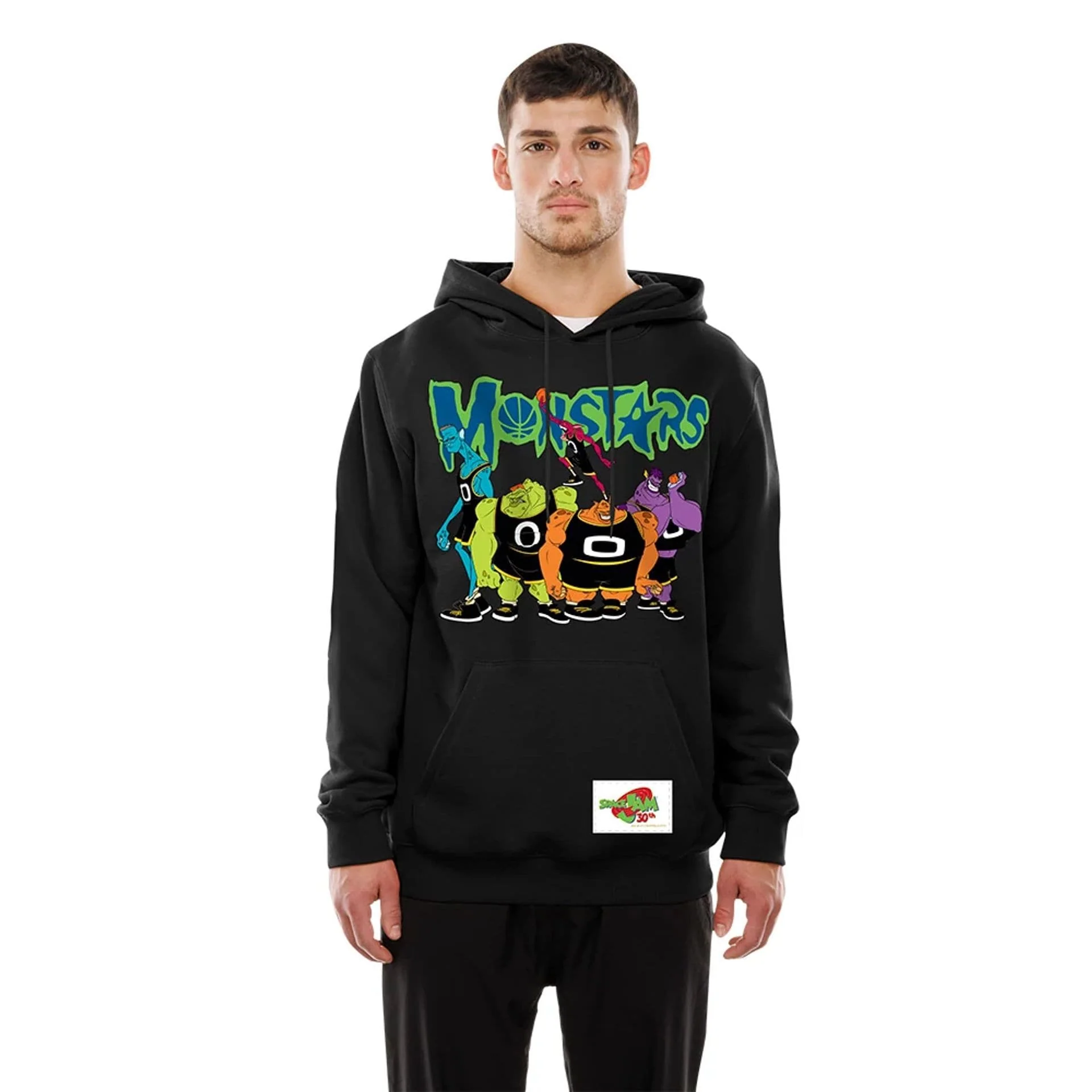 Space Jam Warner Brothers Space Jam Black Pullover Hoodie
