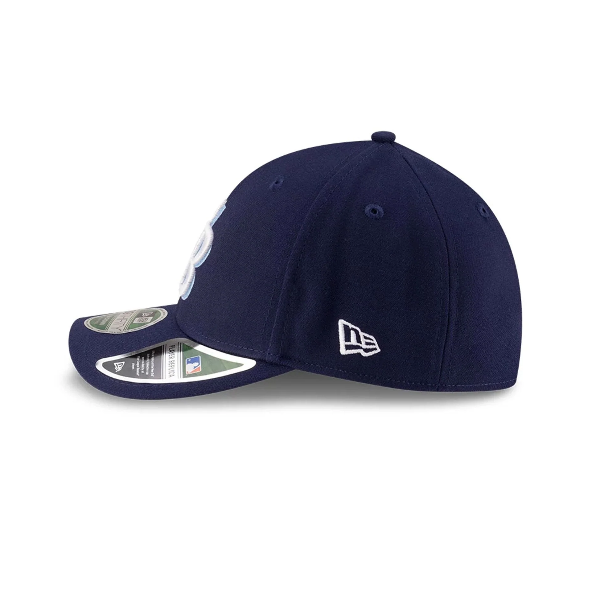 Tampa Bay Rays MLB Player Replica Navy 39THIRTY M-Crown Stretch Fit Cap - Image 6