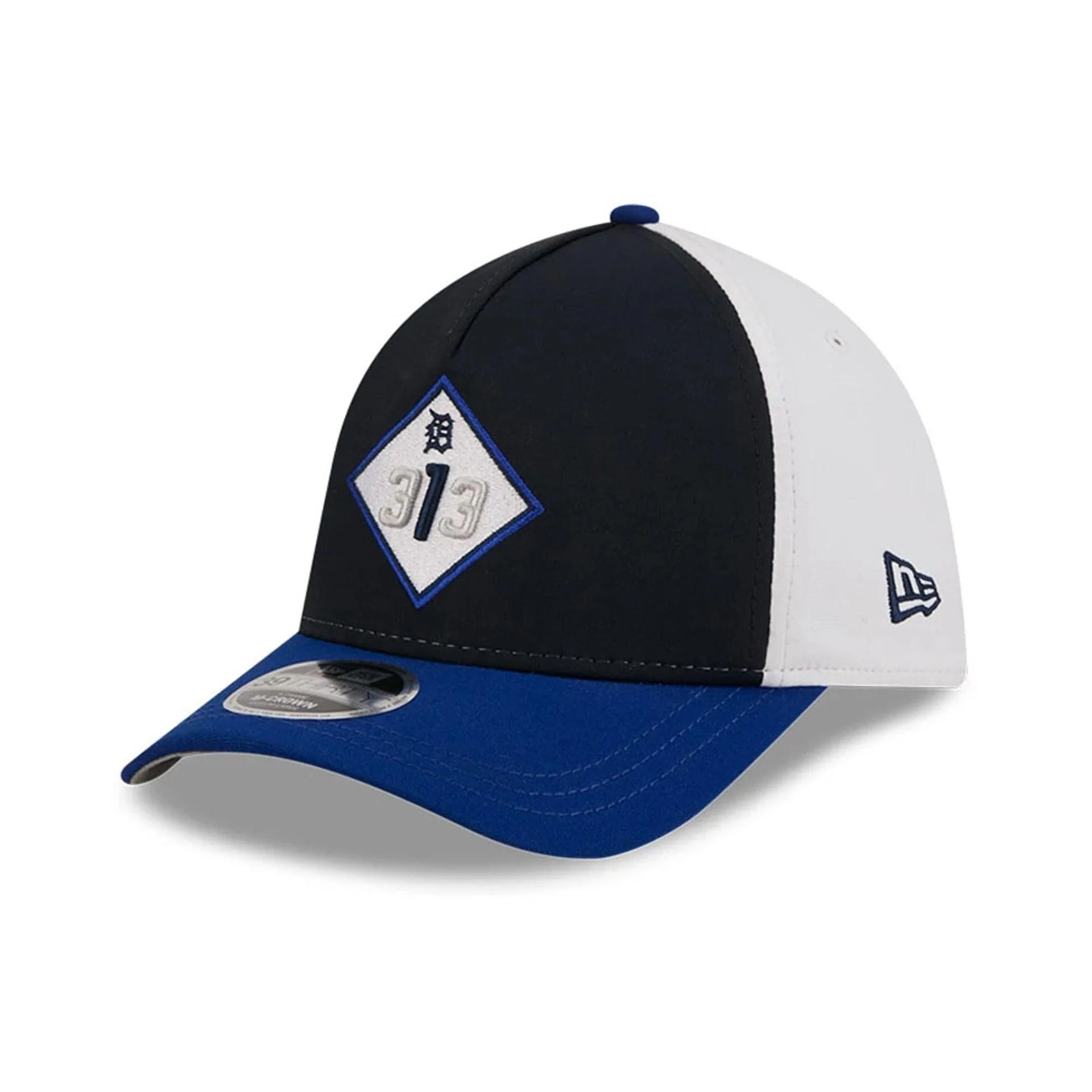 Tigers MLB City Connect Navy 39THIRTY M-Crown A-Frame Stretch Fit Cap - Image 4