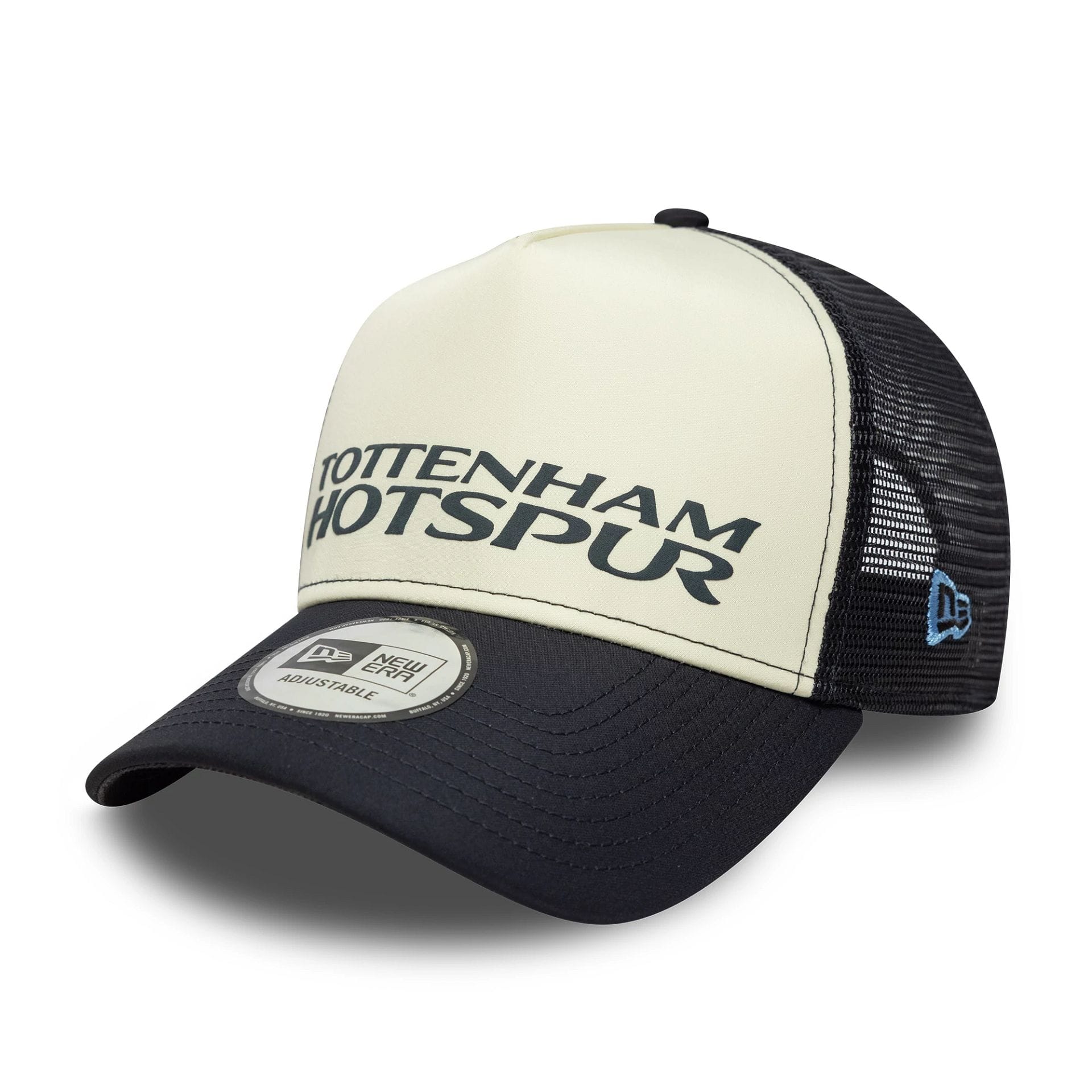 Tottenham Hotspur FC Puff Wordmark Navy 9FORTY A-Frame Trucker Cap