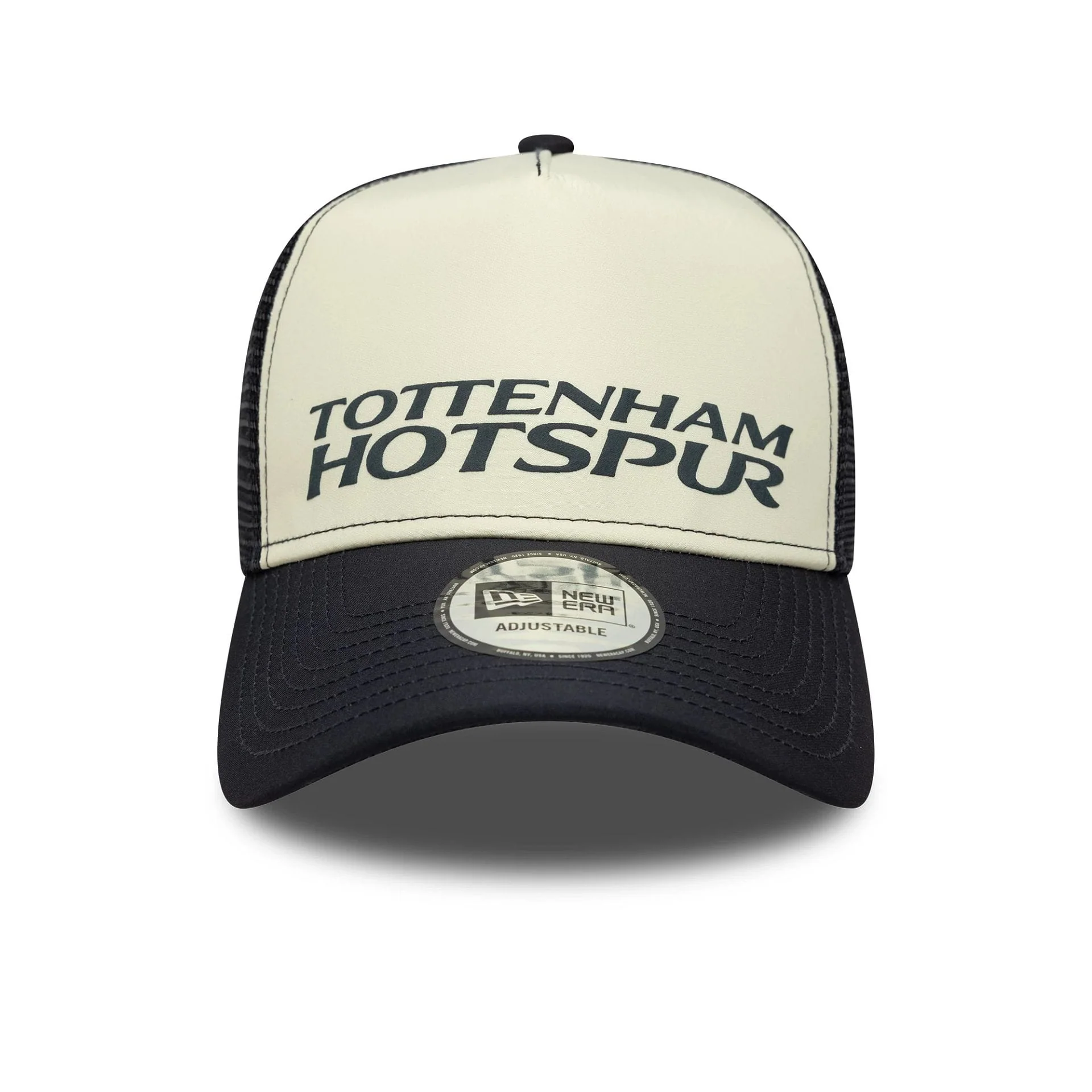 Tottenham Hotspur FC Puff Wordmark Navy 9FORTY A-Frame Trucker Cap - Image 2