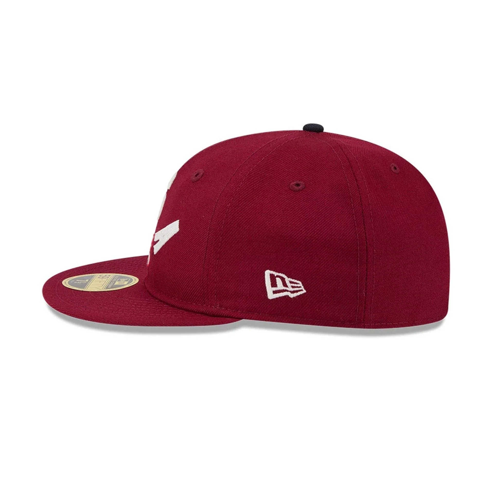 WBC USA Classical Script Dark Red Retro Crown 59FIFTY Fitted Cap - Image 6