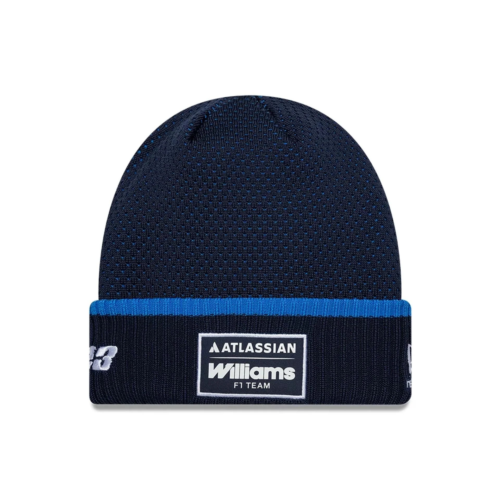 Williams Alex Albon Navy Cuff Knit Beanie Hat