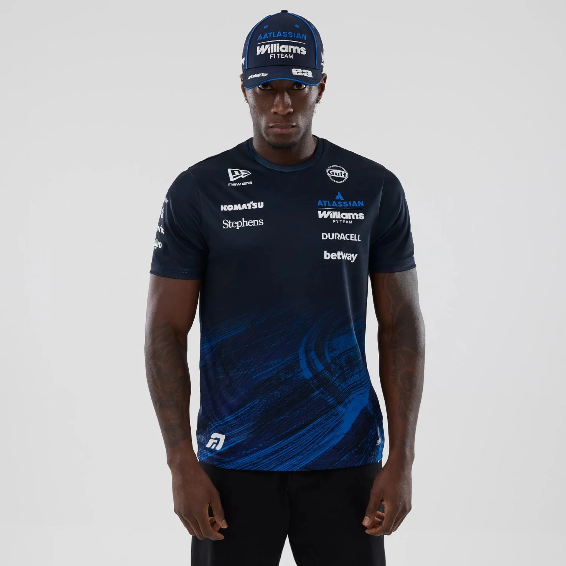 Williams Alex Albon Navy Tech T-shirt