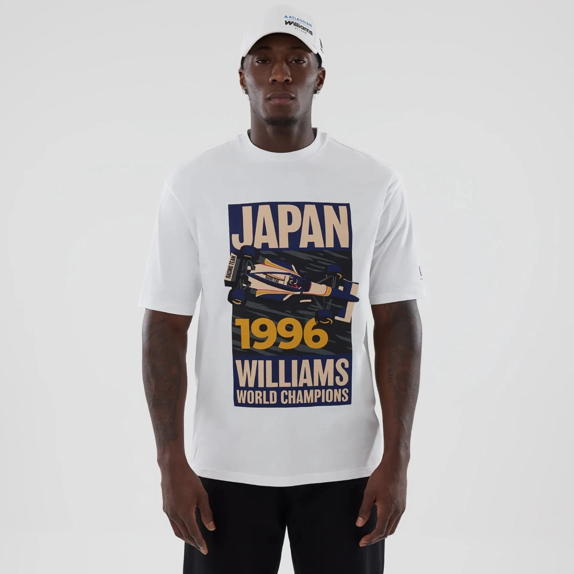Williams Japan 1996 White Oversized T-Shirt