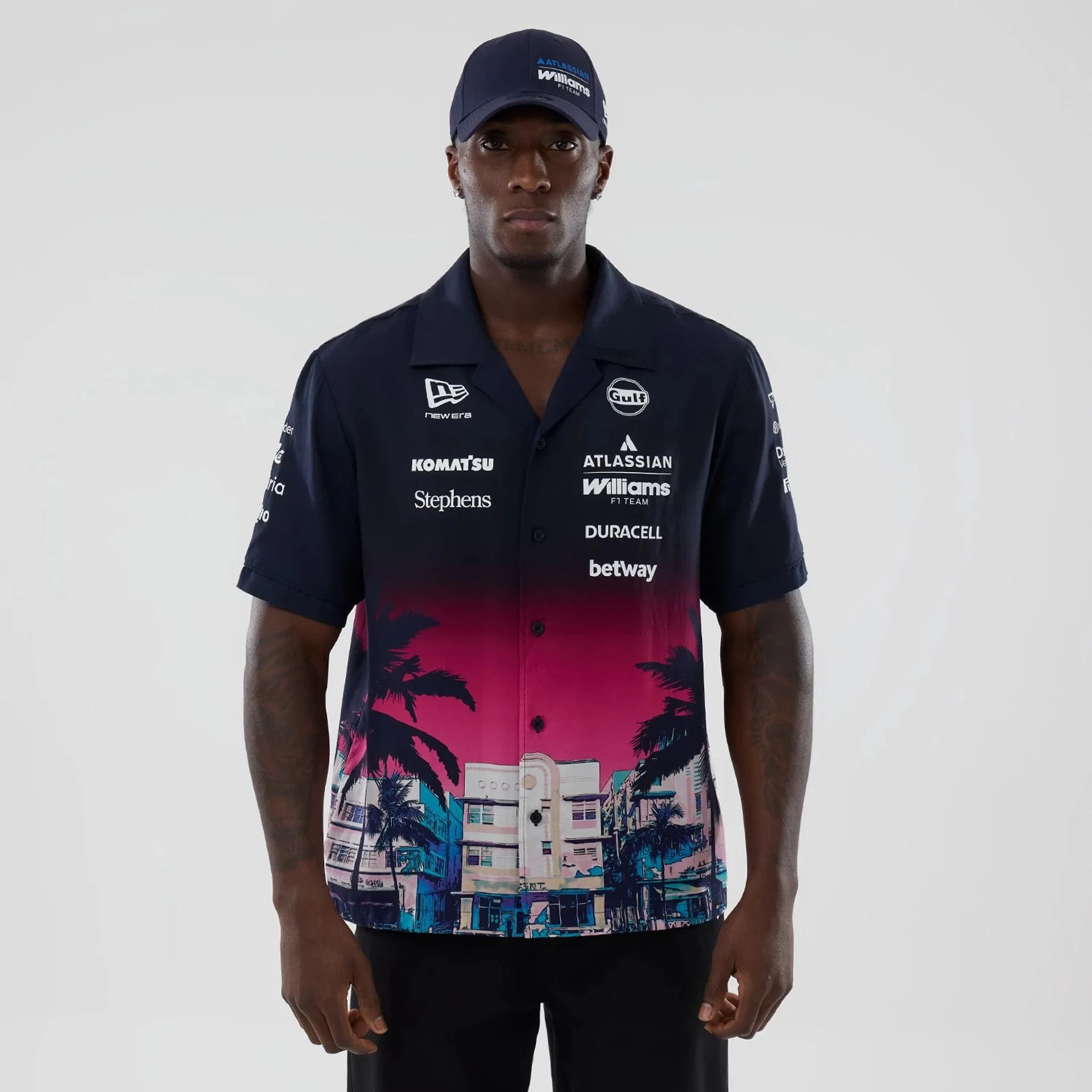 Williams Miami Navy Short Sleeve Shirt