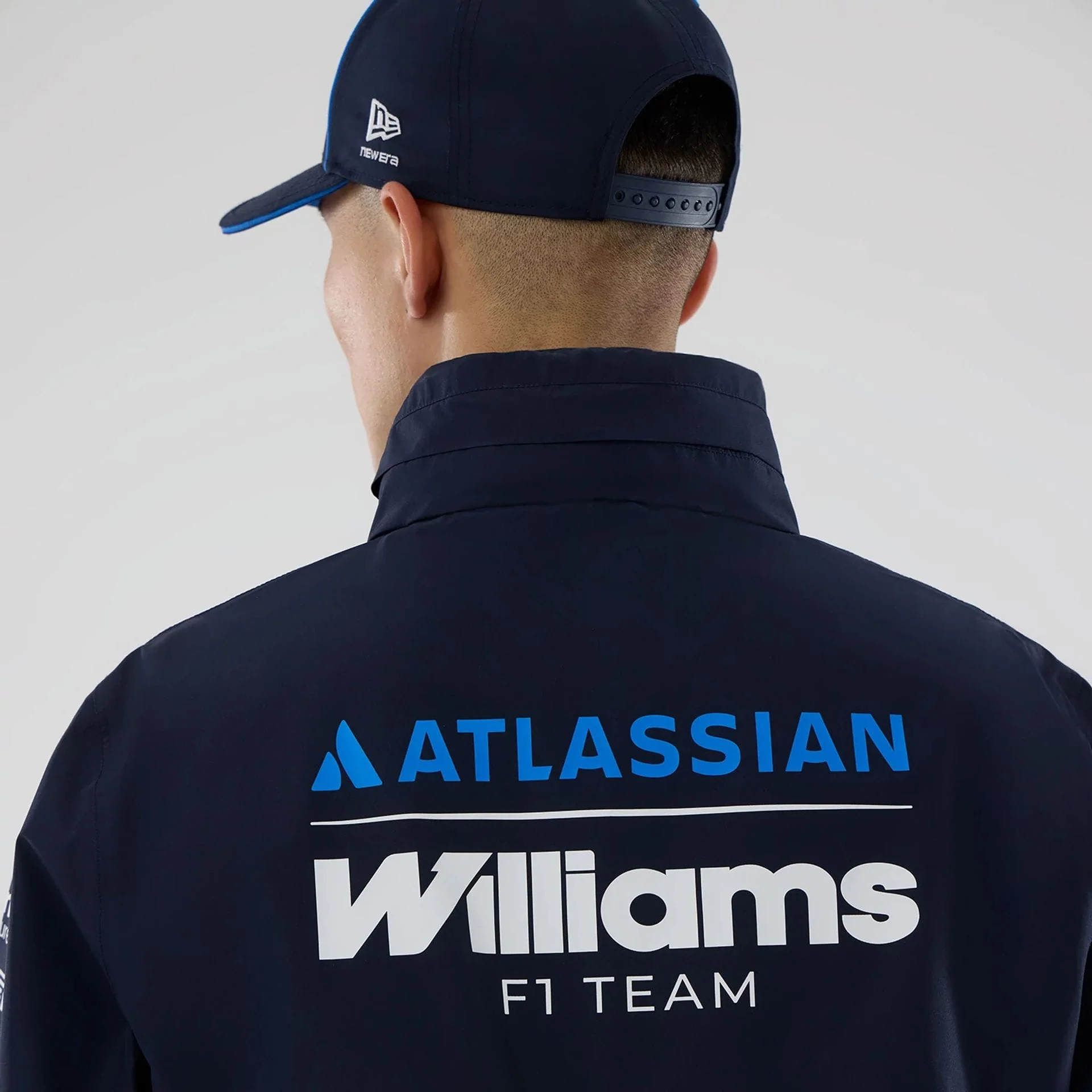 Williams Navy Rain Jacket - Image 7