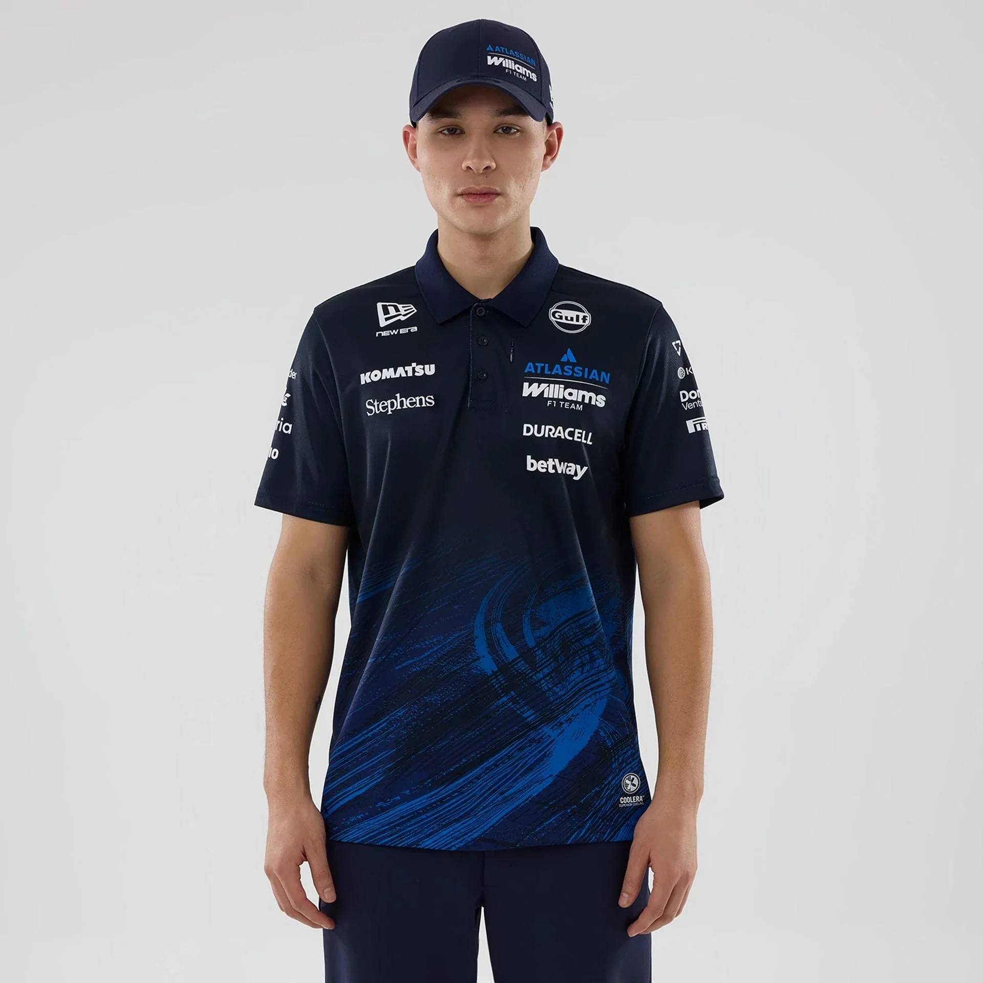 Williams Navy Tech Polo T-shirt