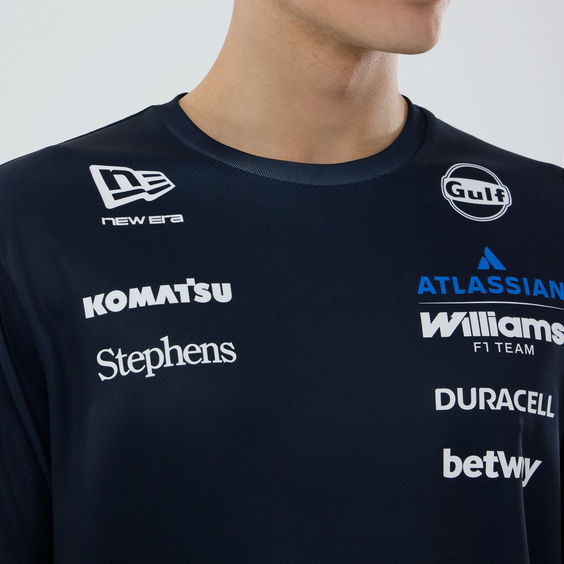 Williams Navy Tech T-shirt - Image 3