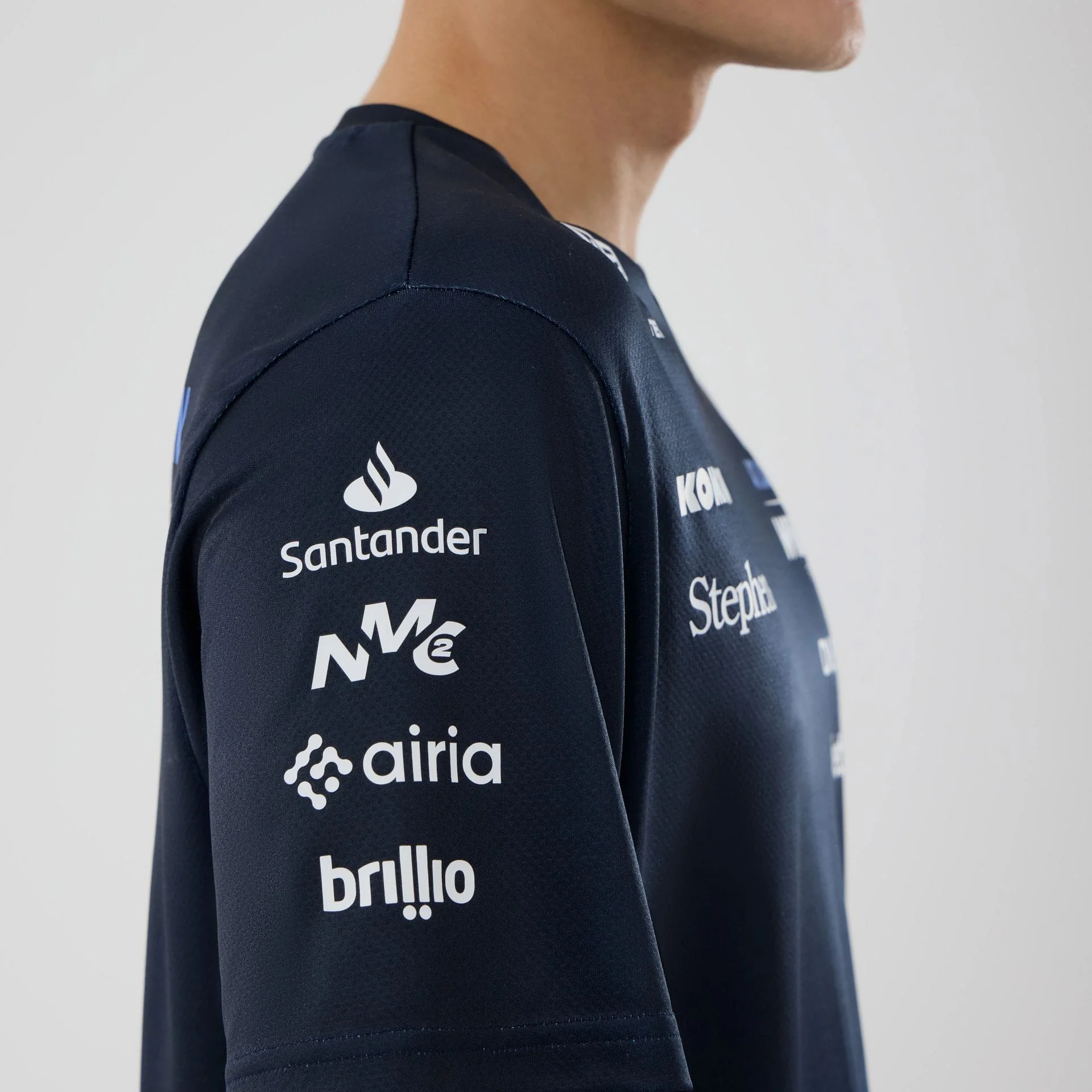 Williams Navy Tech T-shirt - Image 6
