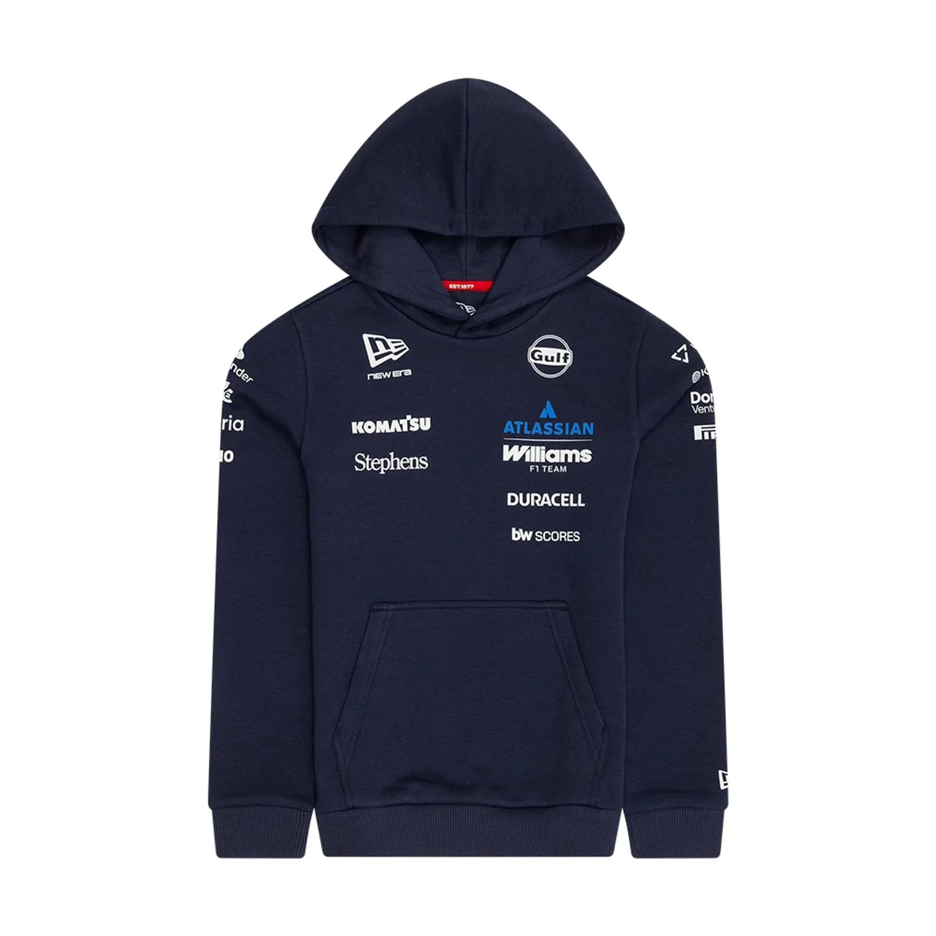 Williams Youth Replica Navy Pullover Hoodie
