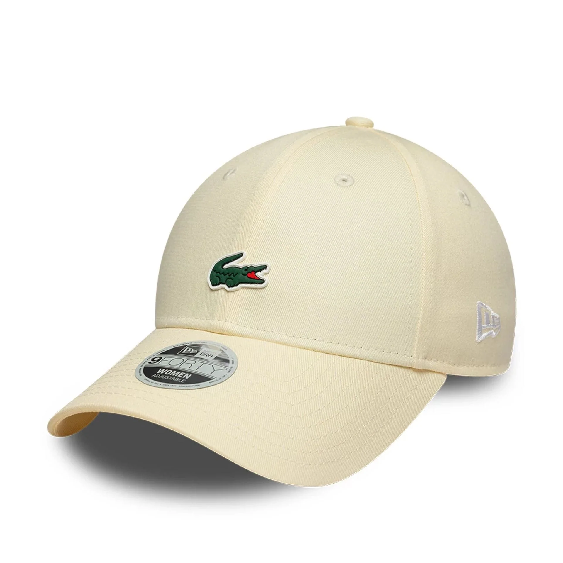 Womens Lacoste X New Era Light Beige 9FORTY Adjustable Cap