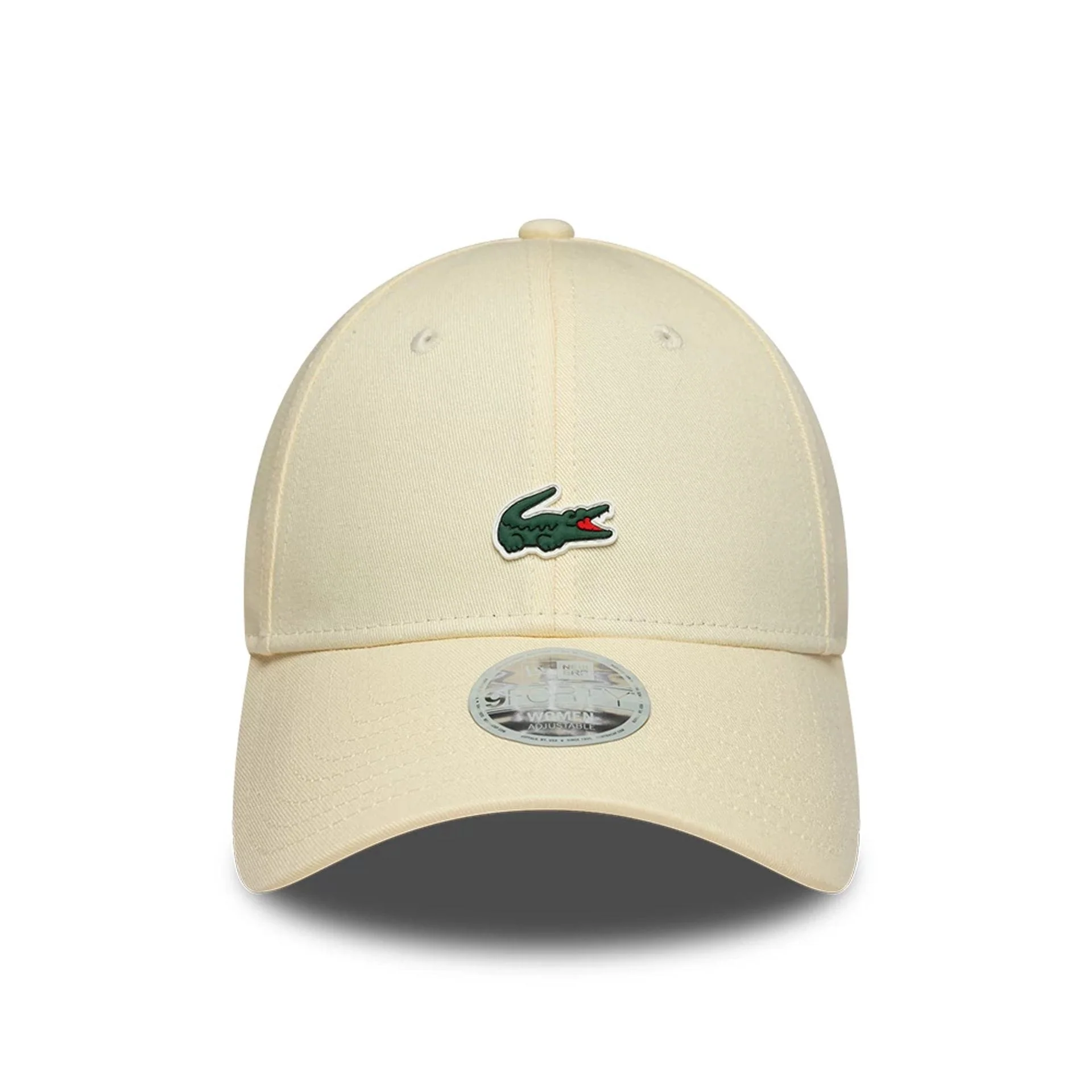 Womens Lacoste X New Era Light Beige 9FORTY Adjustable Cap - Image 2