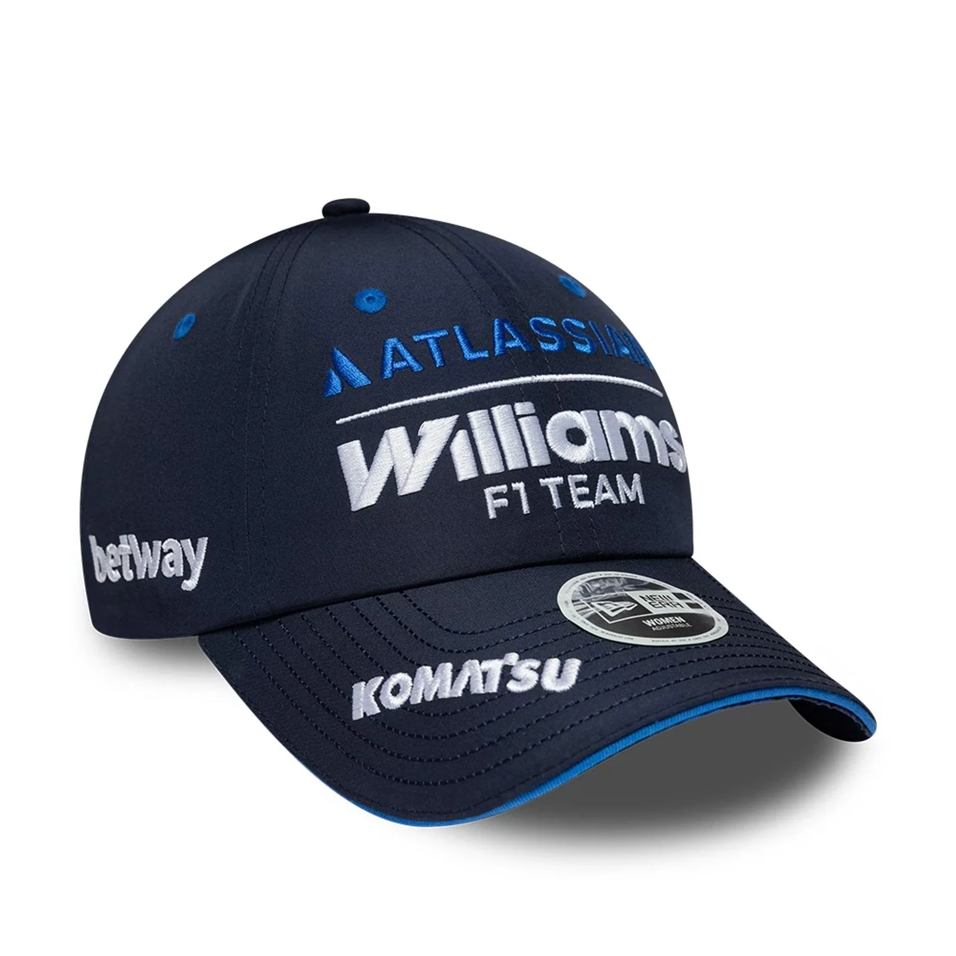 Womens Williams Team Navy Open Back Cap