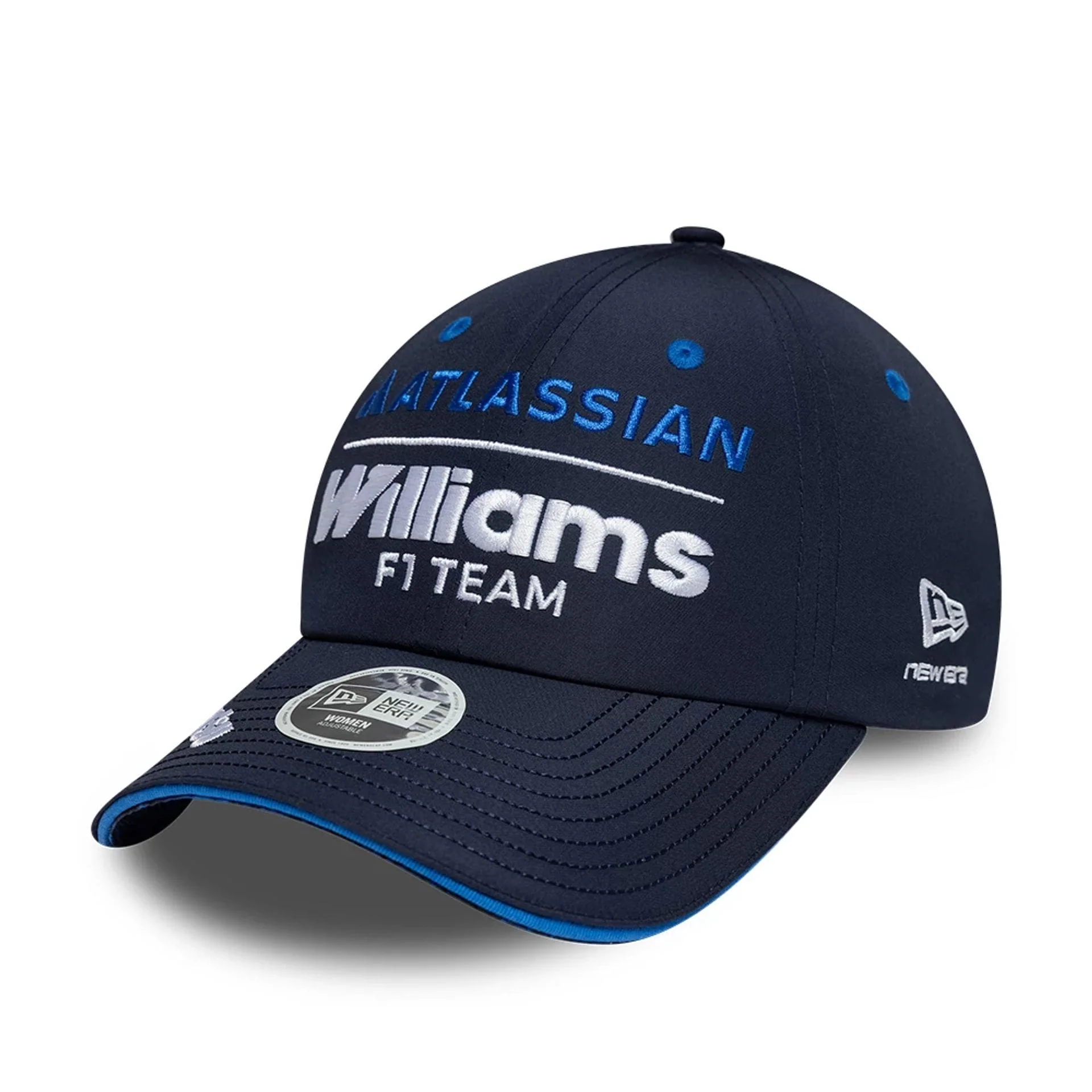 Womens Williams Team Navy Open Back Cap - Image 6
