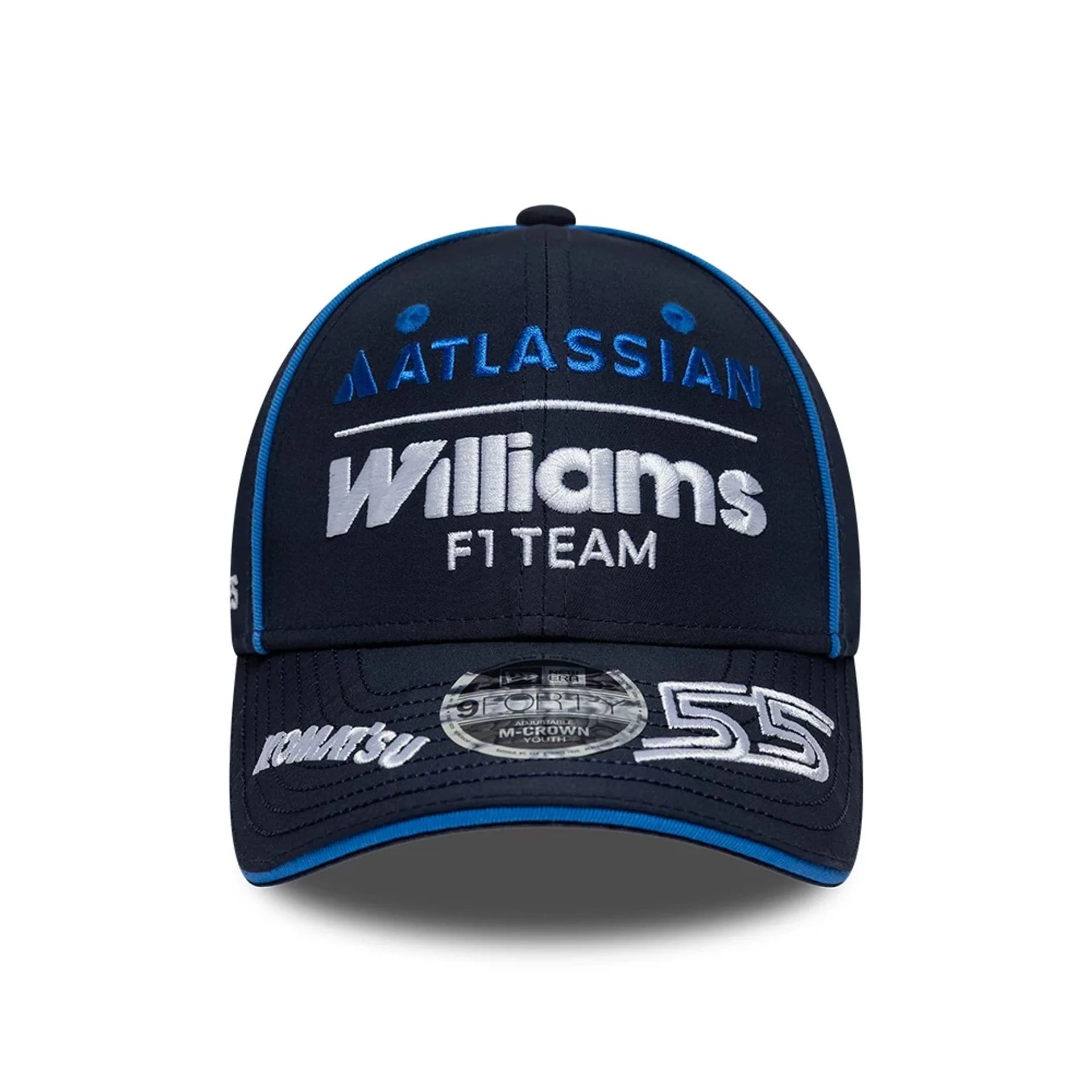 Youth Williams Carlos Sainz Navy 9FORTY M-Crown Adjustable Cap - Image 3